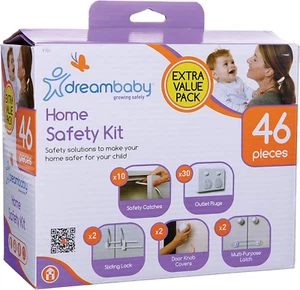 Dreambaby Home Safety Essentials 46 Pieces Kit, White - Picture 1 of 12