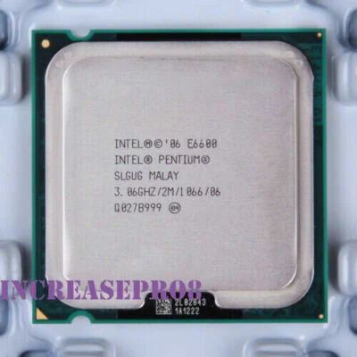 Intel Core 2 Duo E6600 Processor 2.4GHz SL9ZL CPU LGA 775/Socket T 65W 1066MHz - Photo 1/4