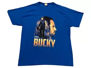 Herren Avengers Infinity War Winter Soldier Shirt Bucky XL Film Promo Solo Selten - Bild 1 von 6