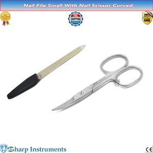 Nail Scissors Manicure Nail File Cuticle Trimmer Fingernail Toenails Remover - Picture 1 of 4