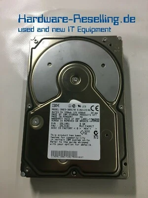 IBM Ultrastar 18ES 9GB 3,5" SCSI 2MB 7,2K RPM DNES-309170 25L1861 25L3101 - Immagine 1 di 3