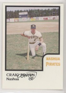 1986 ProCards Nashua Pirates Craig Brown