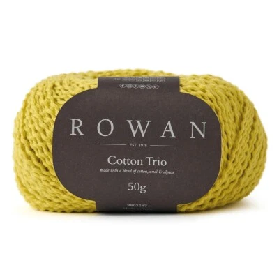 Rowan ::Cotton Trio #116:: cotton wool alpaca yarn Lime - Image 1 of 2