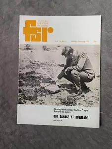 Vintage 1973 FSR Flying Saucer Review Magazine UFO Vol 19 No 1 UFO Damage Roshea - Picture 1 of 7