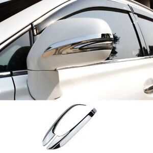 For Lexus RX270 RX350 RX450 2010-2015 Chrome Rearview Mirror Cover Trims Strip