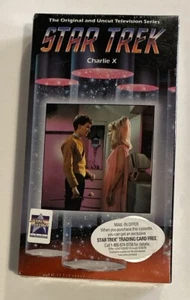 Star Trek Charlie X TOS Episode 8 VHS New Sealed Studio Stamps Sci-Fi TV Trekkie - Picture 1 of 6