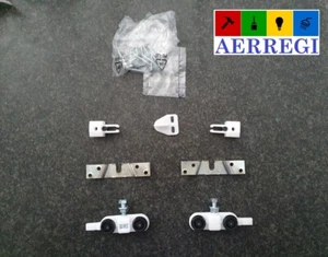 KIT SISTEMA SCORREVOLE PER PORTE SCRIGNO SIPARIO ECLISSE DELTA PORTATA 80 KG  - Foto 1 di 4