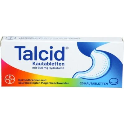 BAYER VITAL GMBH TALCID Kautabletten 20 St PZN02530481