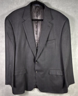 Lauren Ralph Lauren Men's 100% Silk 48 Short Blazer Sport Coat Jacket Black - Image 1 of 4