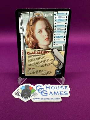 The X-Files CCG Agent Dana Scully Premiere Edition Agent Card Fox *CCGHouse* - Image 1 of 3