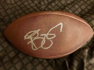 REGGIE WAYNE SIGNED Autograph Football INDIANAPOLIS COLTS - Picture 1 of 1
