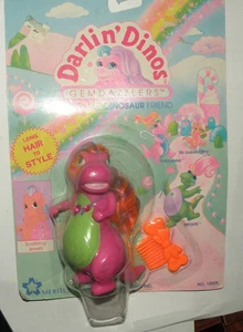 Vintage 1992 Darlin' Dinos GemDazzlers T-Rexanne Figure 10608 on Card NOS - Picture 1 of 4
