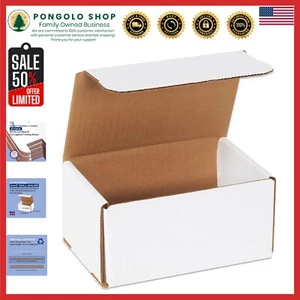 Heavy Duty 6x4x3 Corrugated Cardboard Boxes - 50 Count for Packing & Storage - Picture 1 of 8