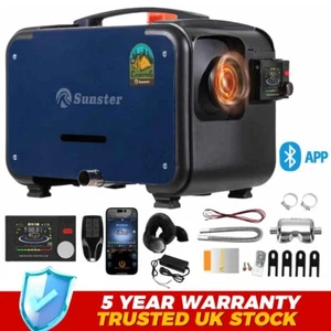 Riscaldamento ad aria diesel 8 kW 12/24 V 240 Air Heater riscaldamento riscaldamento LCD switch auto - Foto 1 di 17