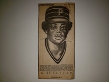 Larry Demery 1977 Pittsburgh Post Gazette Pirate Portraits Card RARE!