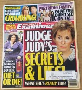 National Examiner Tabloid 12-28-15 Partridge Family, Judge Judy, Garth Brooks - Foto 1 di 2
