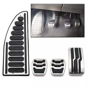 For Kuga Escape Ford Focus Fiesta C Max Explorer Gas Brake Pedal Pad Cover Sets - Picture 1 of 6