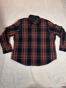 J. Crew Slim Stretch Perfect Shirt in Black Stewart Tartan Plaid Size Slim - Bild 1 von 13