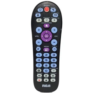 RCA RCR414BHZ Telecomando universale 4 dispositivi - TV, STREAMING, DVD/BLU-RAY, SAT/CBL - Foto 1 di 7