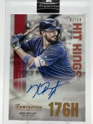 2019 Topps Luminaries Hit Kings Red /10 Kris Bryant #HK-KB - Image 1 of 2