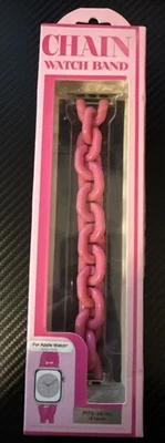 Pulsera de cadena rosa Prime Connect Apple Watch serie 1-6/SE 38/40/41 mm Foto 1 de 2