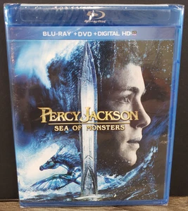 Sea of Monsters Percy Jackson (Blu-ray, DVD, 2013) Logan Lerman New SEALED - Picture 1 of 4