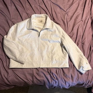 Giacca cappotto ritagliato misto lana Wyllis panna beige erica donna nuovo senza etichette taglia 2XL - Foto 1 di 12