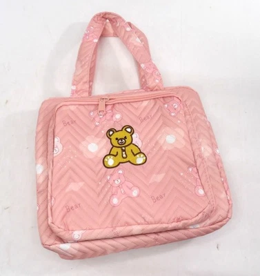 Bolsa de Pañales Ligera Compacta Rosa 3 Compartimentos Nueva Foto 1 de 4