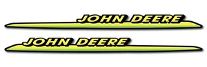 2-teiliges Set für John Deere Traktor obere Motorhaube Vinyl Aufkleber Sticker passt GT225 GT235 - Bild 1 von 1