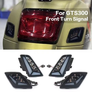 LED Front Rear Turn Signal Indicator Daytime Light For Vespa GTS300 Accessories - Picture 1 of 14