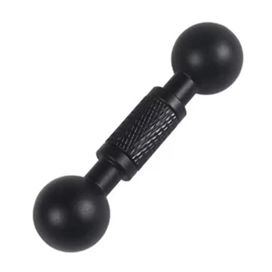 17mm Double Ball Joint Adjustable Phone Mount Metal Base Car Camera Installation - Photo 1 sur 8