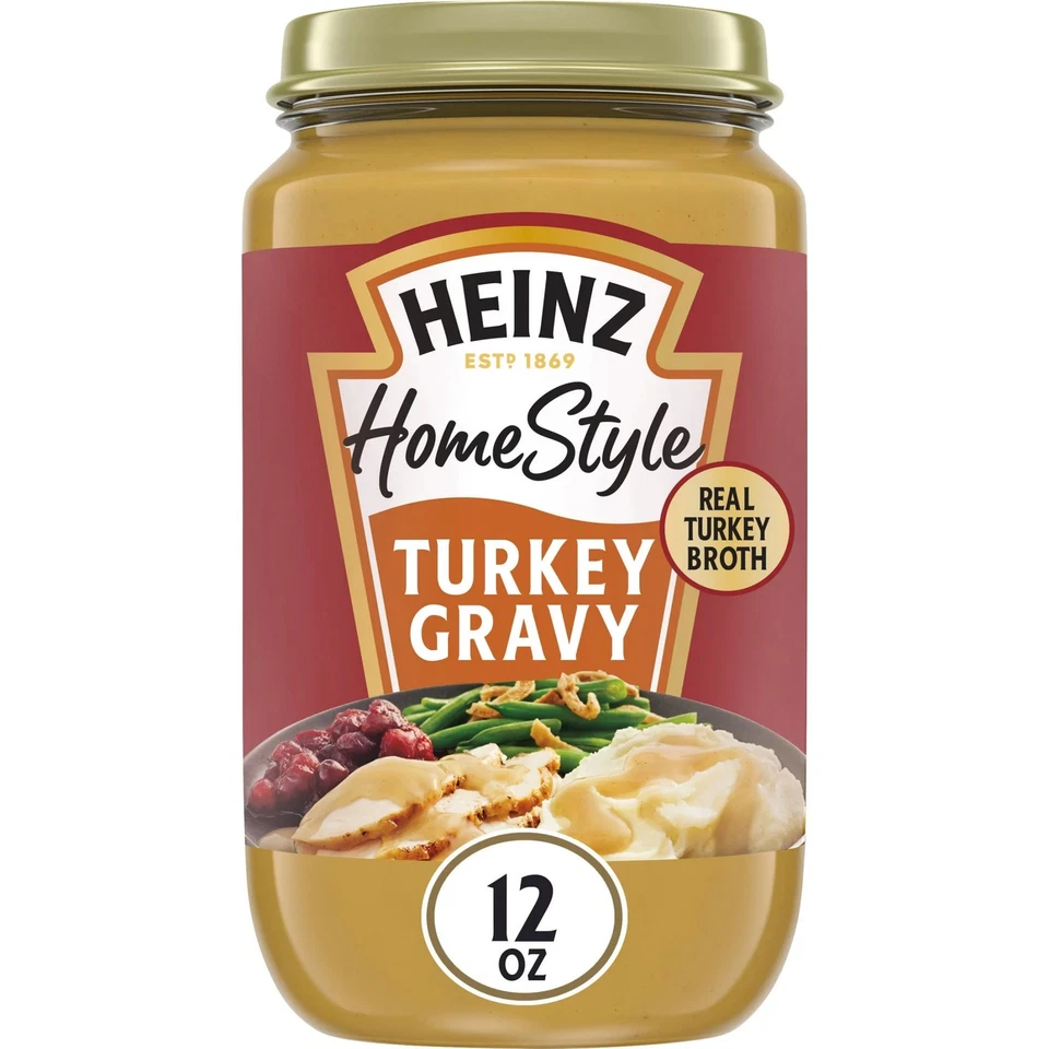 (Paquete de 2) Salsa de pavo Heinz HomeStyle, tarro de 12 oz, paquete de 2 Foto 1 de 1