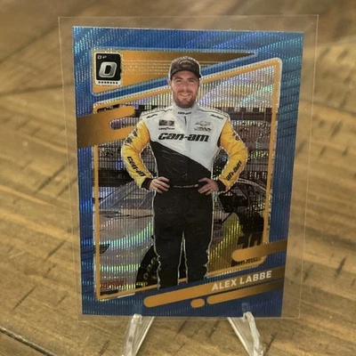 2022 Panini Donruss NASCAR - Optic Alex Labbe #16 Carolina Blue Wave Prizm - Image 1 of 2
