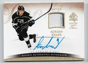 2017-18 SP Authentic '07-08 Retro Rookie Patch Autograph R-AK Adrian Kempe 08/25 - Picture 1 of 2