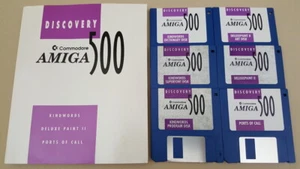 Ports Of Call DeluxePaint II KindWords ©1990 Discovery Commodore Amiga 500 1000 - Imagen 1 de 12