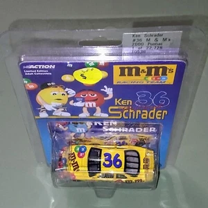 Ken Schrader #36 M&Ms 2000 Pontiac Grand Prix 1:64 Action Diecast Car Collection - Picture 1 of 5