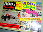 ROD & CUSTOM MAGAZINES lot de 2 mars avril 1961 voiture HOT ROD personnaliser