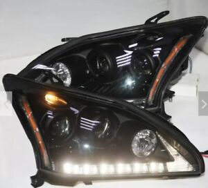 Black 2003-2008 Year Herrier Kluger Lexus RX330 RX300 RX350 LED Headlights SN
