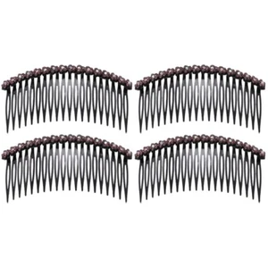 2 Count Plum Blossom Comb Bride Women's Wedding Hair Accessories - Picture 1 of 12