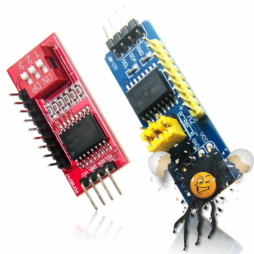 PCF8574 I2C IIC Erweiterung I/O 8-Bit MCU Expander ESP8266 Arduino Raspberry STM - Bild 1 von 1