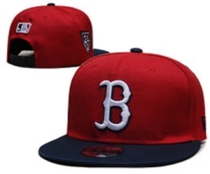 BOSTON RED SOX New Era 9FIFTY Snapback Adjustable MLB Hat Cap Red Blue FREE SHIP - Picture 1 of 1