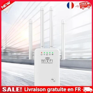fr Amplificateur d'extension WiFi 2,4 GHz 300 Mbps Installation facile 4 antenne - Bild 1 von 8