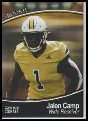 2021 Sage Premier Draft Jalen Camp Rookie Georgia Tech - Image 1 of 2