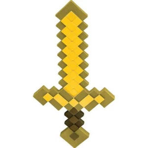 Minecraft Gold Sword Costume Accessory - Picture 1 of 3