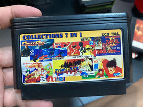 Famicom NES Game7in1 Golden Collections KCS-701 Street fighter,SD Final Fight