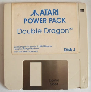Rare DOUBLE DRAGON Power Pack jeu / game for ATARI ST / STE MEGA ST 520 1040 - Picture 1 of 5
