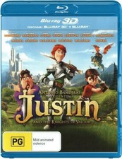 Justin and the Knights of Valour 3D Blu-ray / Blu-ray
