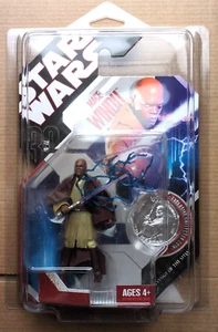 STAR WARS MACE WINDU 6 30TH ANNIVERSARY WITH COIN 77-07 Z290 - Picture 1 of 7