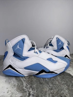 Jordan True Flight branco azul universitário Carolina (342964 140) masculino tamanho 12 - Imagem 1 de 4