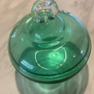 Piatto porta caramelle in vetro di Murano verde - Foto 1 di 4
